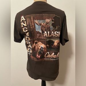 (SOLD)Cabala’s short sleeve men’s shirt with graphic design